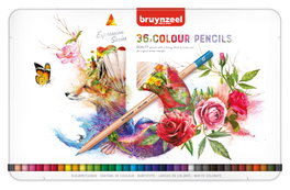 Bruynzeel Estuche de 36 lápices de color Expression